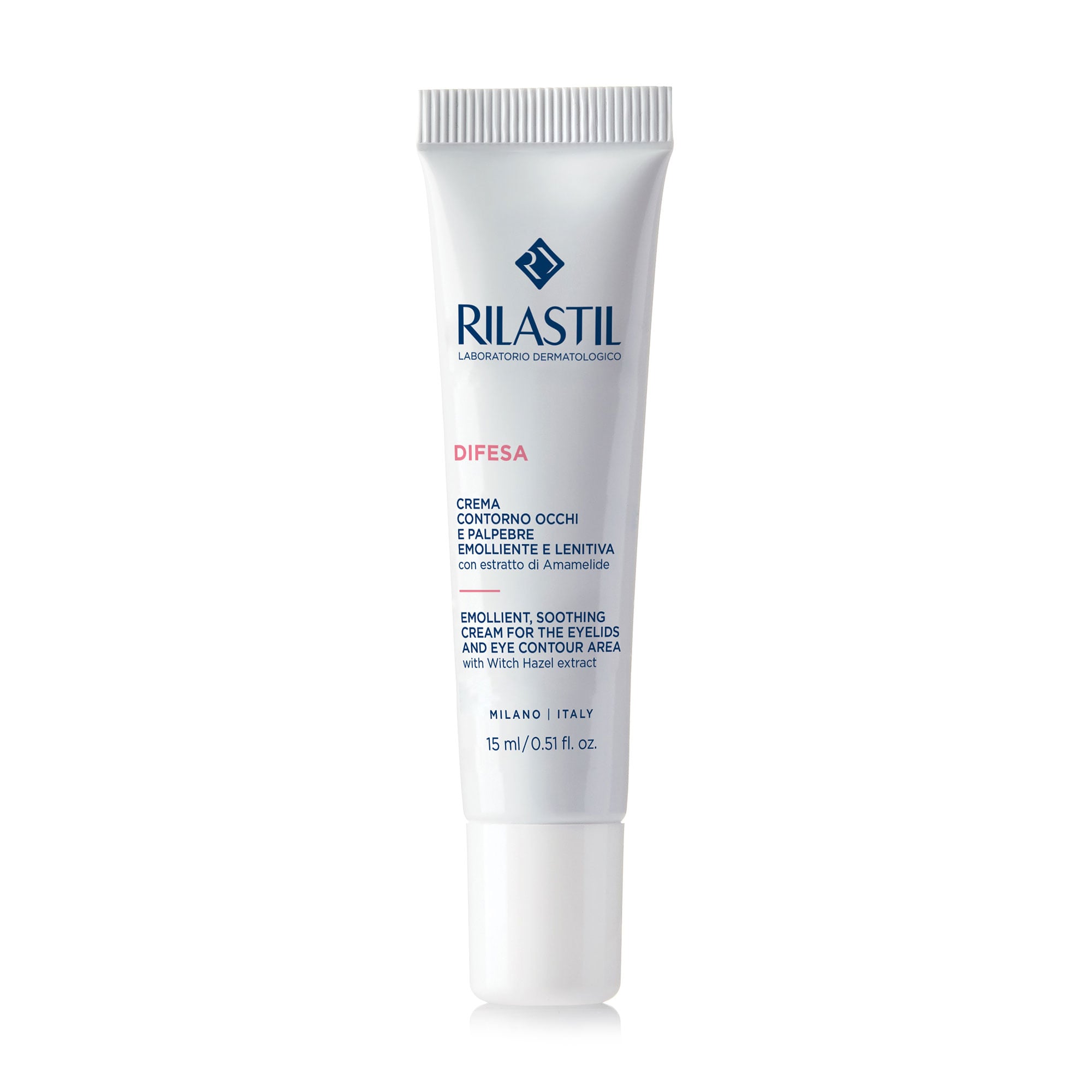 Крем для чутливої шкіри навколо очей Rilastil Difesa Eyelid And Eye Contour Cream, 15 мл