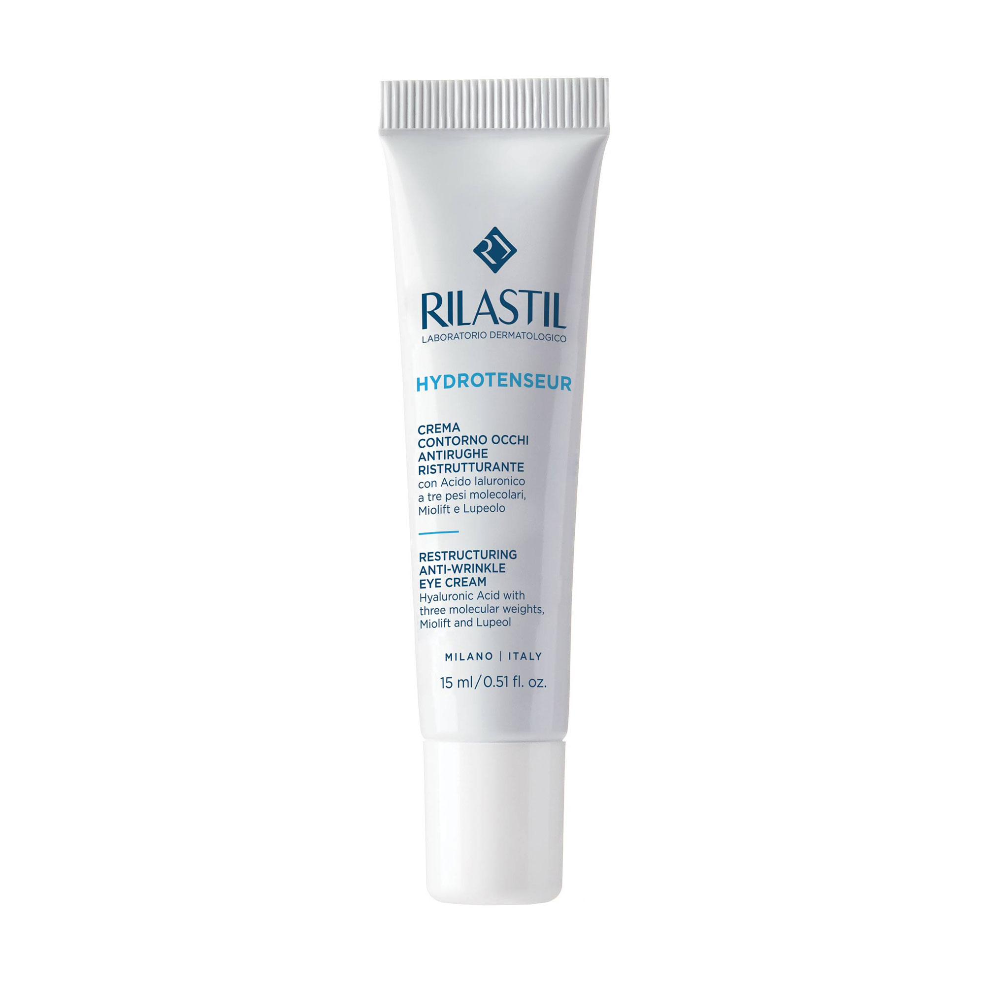 Відновлювальний крем для шкіри навколо очей Rilastil Hydrotenseur Restructuring Anti-Wrinkle Eye Cream проти зморшок, 15 мл